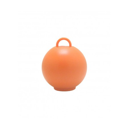 Pesetto Bubble 75gr Arancione in plastica per palloncini ad elio