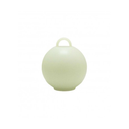 Pesetto Bubble 75gr avorio in plastica per palloncini ad elio