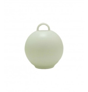 Pesetto Bubble 75gr Bianco in plastica per palloncini ad elio