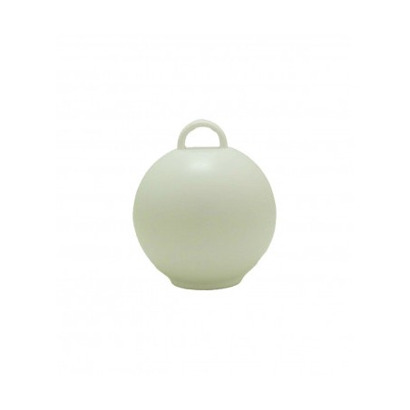 Pesetto Bubble 75gr Bianco in plastica per palloncini ad elio