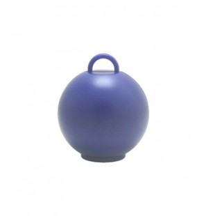 Pesetto Bubble 75gr blu scuro in plastica per palloncini ad elio
