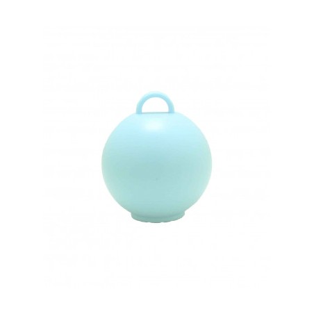 Pesetto Bubble 75gr celeste in plastica per palloncini ad elio