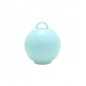 Pesetto Bubble 75gr celeste in plastica per palloncini ad elio
