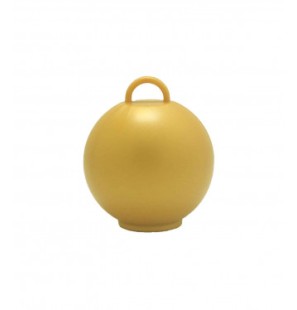 Pesetto Bubble 75gr oro in plastica per palloncini ad elio