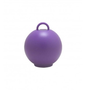 Pesetto Bubble 75gr viola in plastica per palloncini ad elio