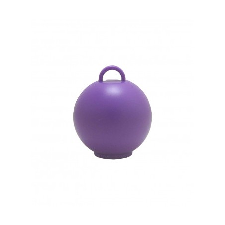 Pesetto Bubble 75gr viola in plastica per palloncini ad elio