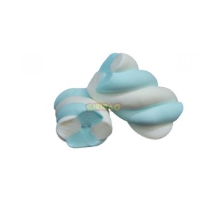Treccia Bianco-Azzurra Marshmallows Confezione da 180gr