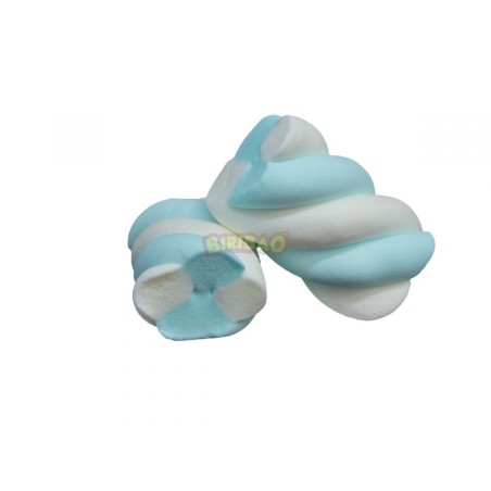 Treccia Bianco-Azzurra Marshmallows Confezione da 180gr