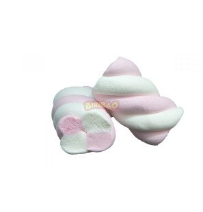 Treccia Bianco-Rosa Marshmallows Confezione da 180gr