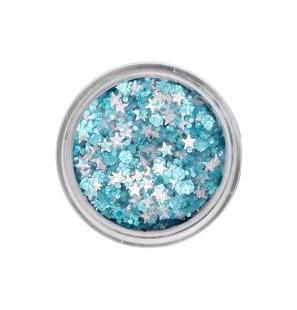 Glitter in Crema Heavenly Blue Chunky da 10ml