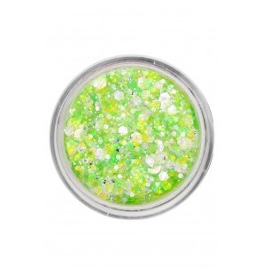 Glitter in Crema Neon Green Candy Chunky da 10ml