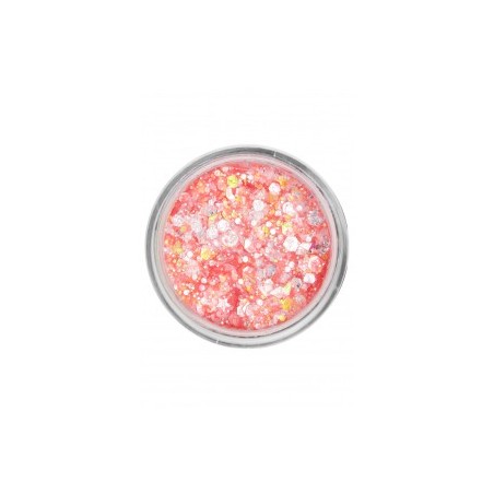 Glitter in Crema Neon Orange Candy Chunky da 10ml