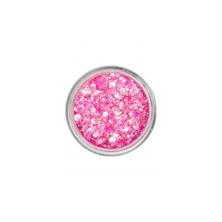 Glitter in Crema Neon Pink Candy Chunky da 10ml