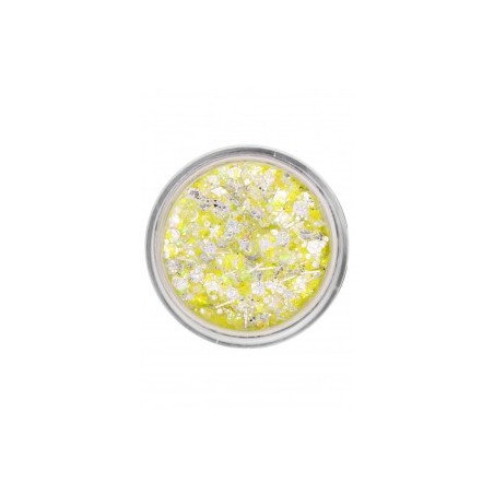Glitter in Crema Neon Yellow Candy Chunky da 10ml