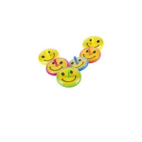 6 Trottole Smiling giocattolo