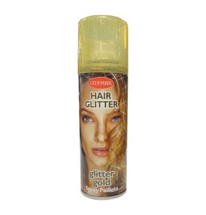 Hair Spray Glitter Gold