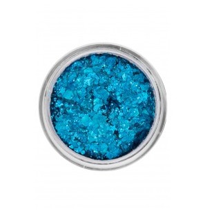 Glitter in Crema Mystic Blue Chunky da 10ml