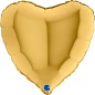 Palloncino Cuore Gold 5 Lucido 18"/46cm in Mylar