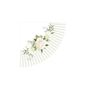 16 Tovaglioli 33 x 33 cm Floral White