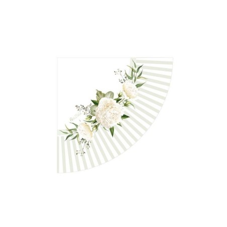16 Tovaglioli 33 x 33 cm Floral White
