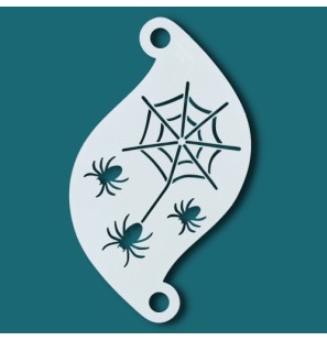 Stencil Scary Spider per Truccabimbi