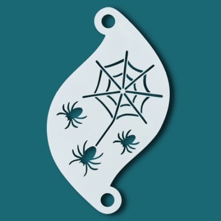 Stencil Scary Spider per Truccabimbi