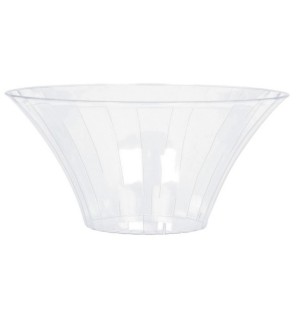Contenitore Plastica Vaso 18 x 9 cm Trasparente