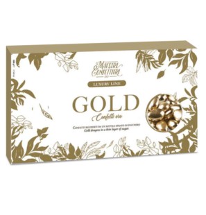 Confetti al Cioccolato Oro Luxury Line Scatola da 500Gr